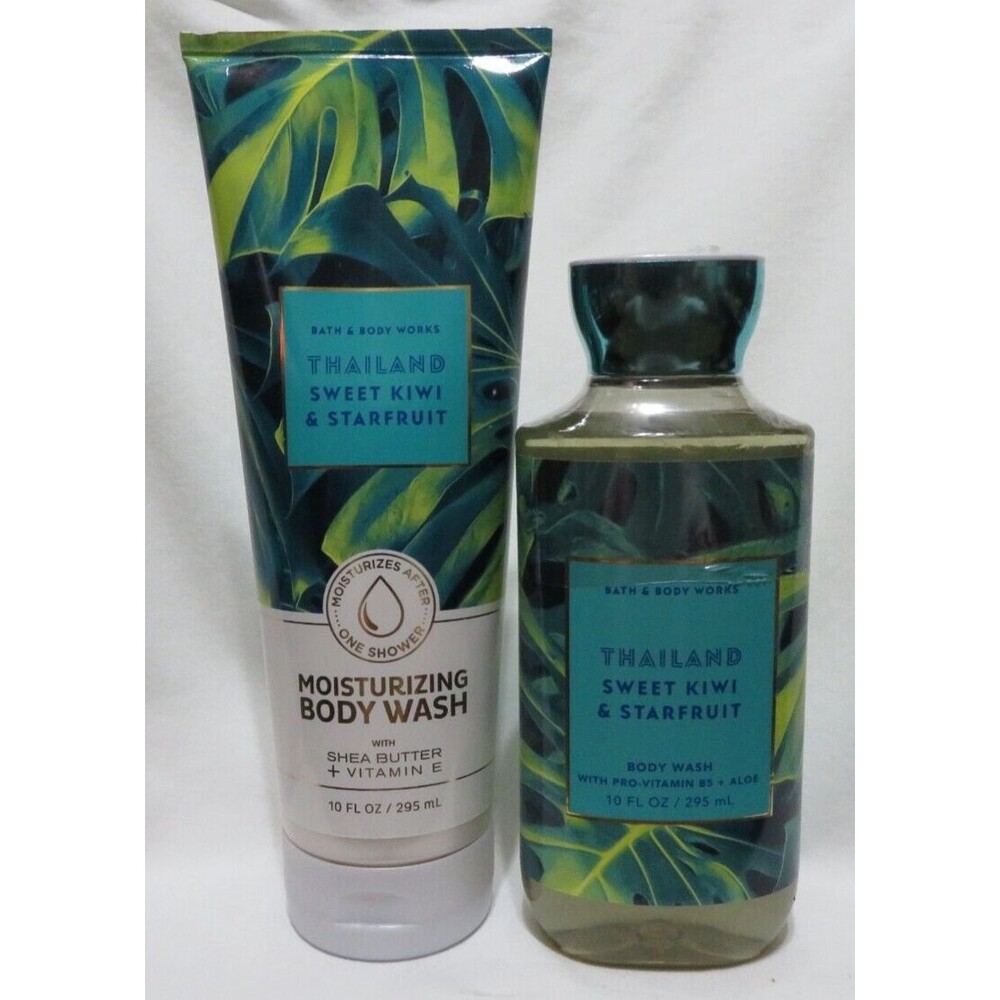SWEET KIWI & STARFRUIT Bath & Body Works Body Wash Bundle